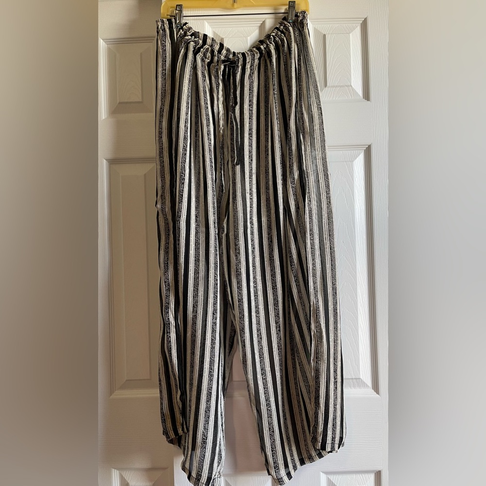 Awesome women stripe cover up size L